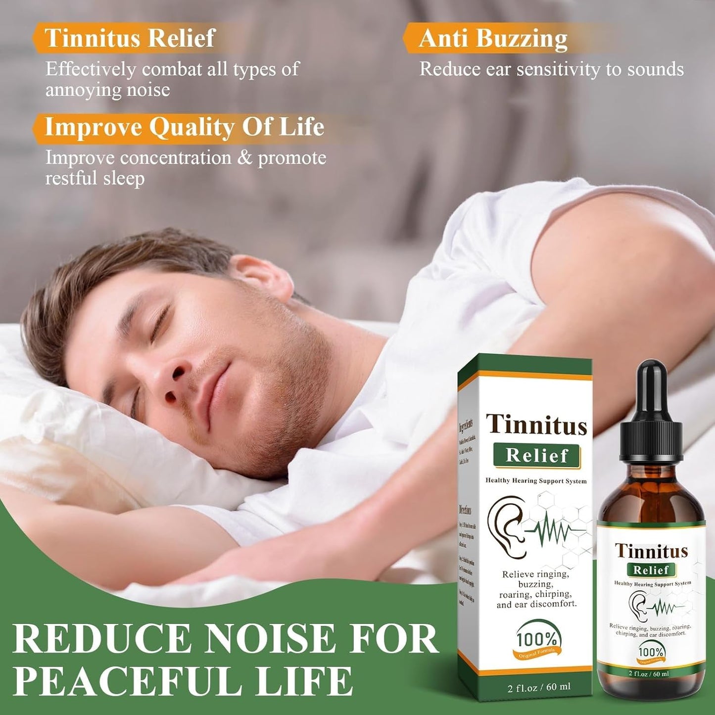 Tinnitus Relief Drops (کان کےتمام مسائل کےلیے) || SUMMER SALE