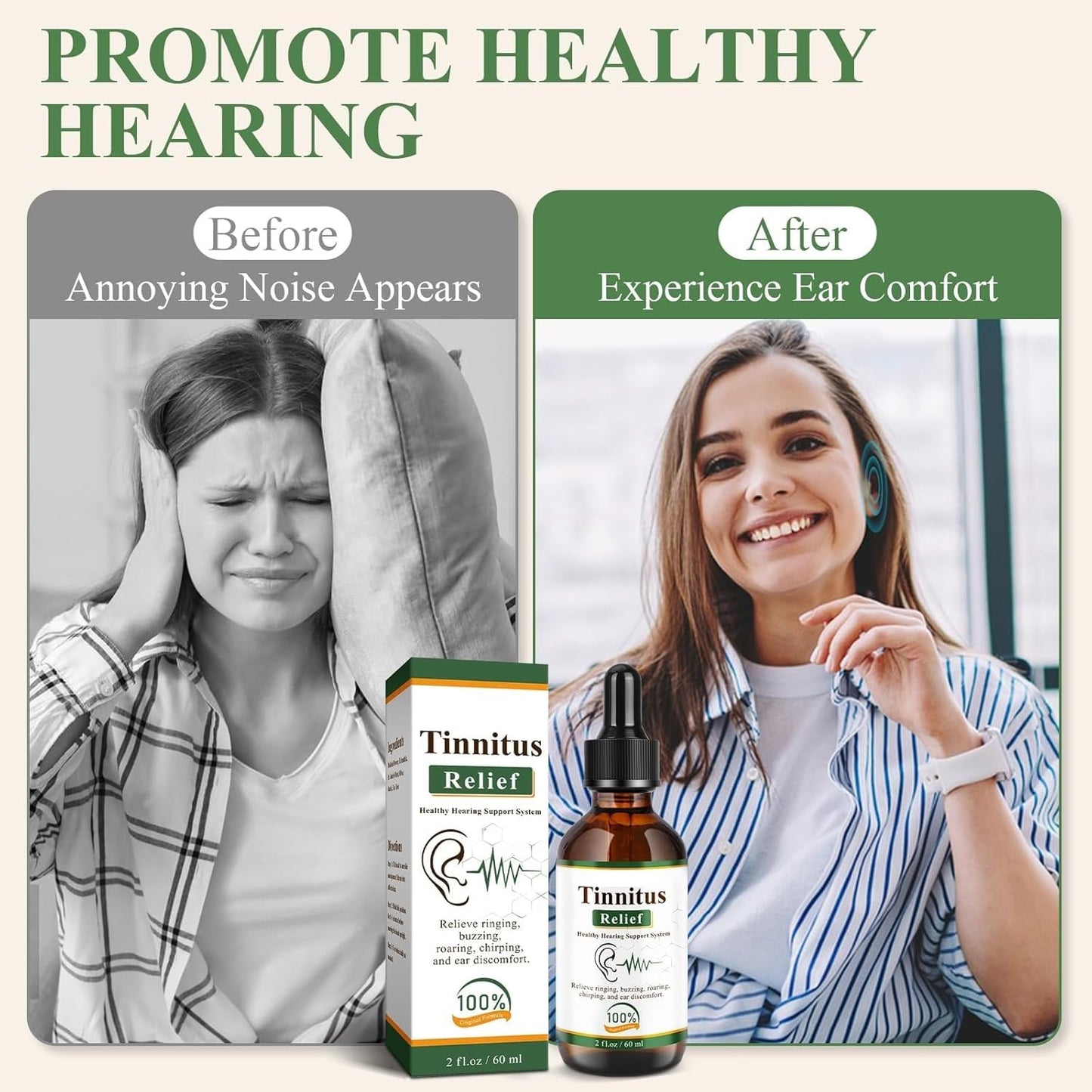 Tinnitus Relief Drops (کان کےتمام مسائل کےلیے) || SUMMER SALE