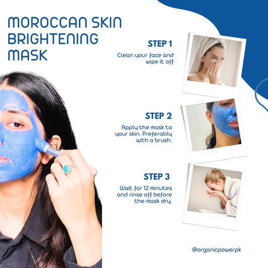 Moroccan Blue Nila Skin Whitening Powder